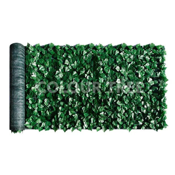 ColourTree 59 in. x 138 in. Faux Ivy Leaf Vines Indoor/Outdoor Privacy Fencing Roll