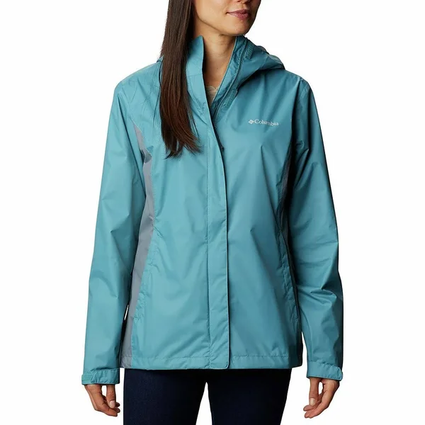Women's Columbia Arcadia II Hooded Packable Jacket, Size: Large, Brt Blue