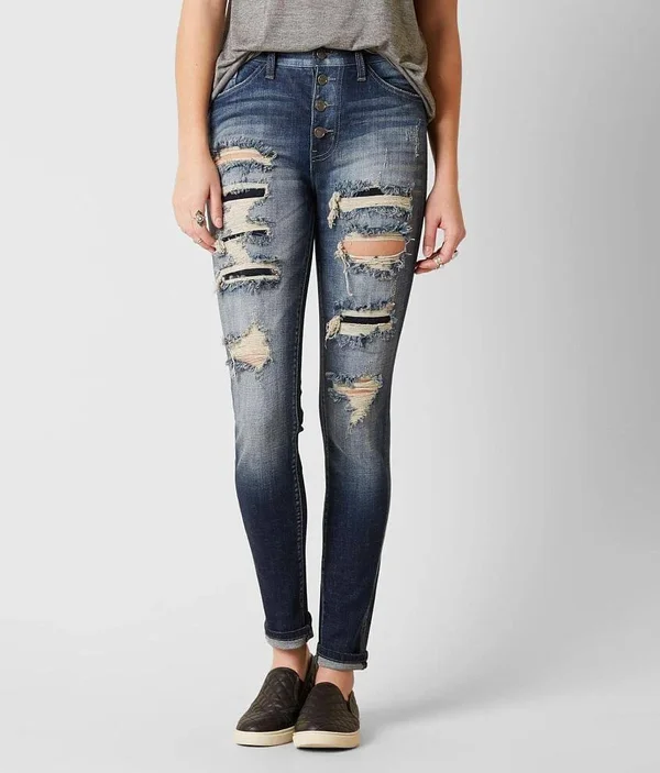 Kancan High Rise Skinny Stretch Jean - Blue 24/31 - Women's