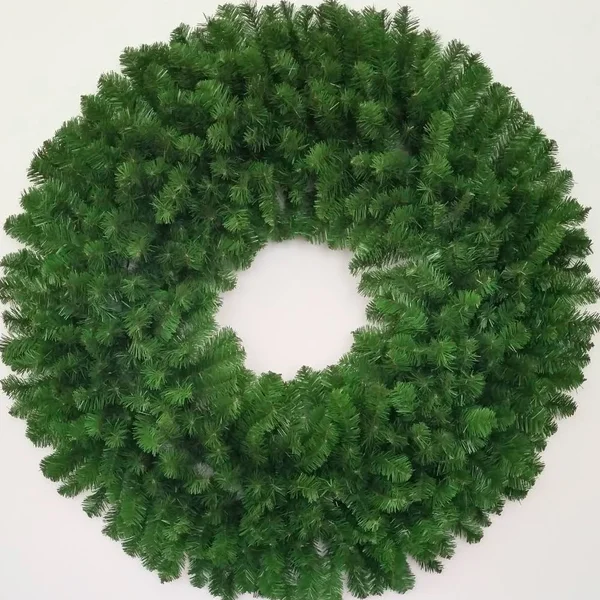 Christmas PVC Wreath The Holiday Aisle Size: 48x22 H x 48x22 W x 6x22 D