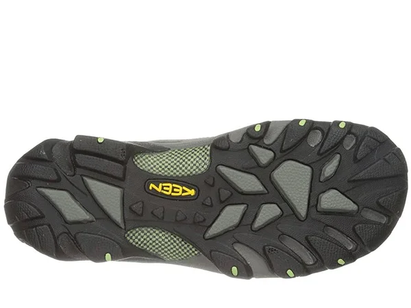 Keen Women's Waterproof Hiking Boots Targhee II Mid, 5, Raven/Opaline