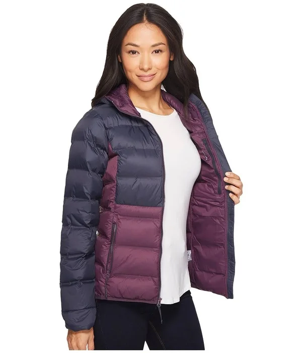 Columbia Explorer Falls Hooded Down Jacket - Women's Dusty Purple/India Ink - Xs