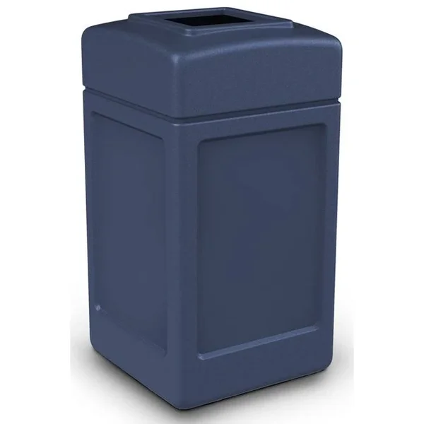 Commercial Zone Products 734061 42 Gal Waste Container with Stainless