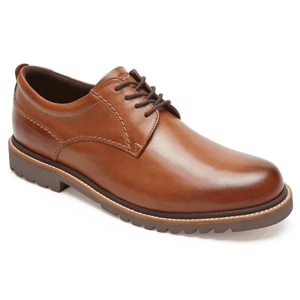 Rockport Men's Marshall Plain Toe Oxford - Size: 9, Brown