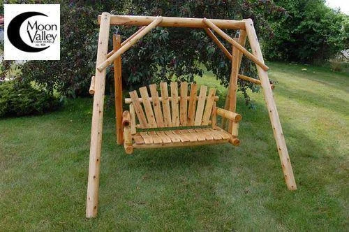 Outdoor Lawn Swing A-Frame Varnish, 4ft Swing Seat Only (No Frame)