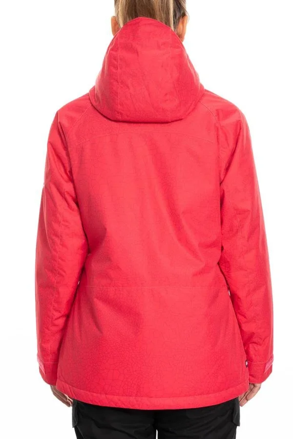 686 Women's Athena Insulated Jacket Black Speckle Colorblock - L