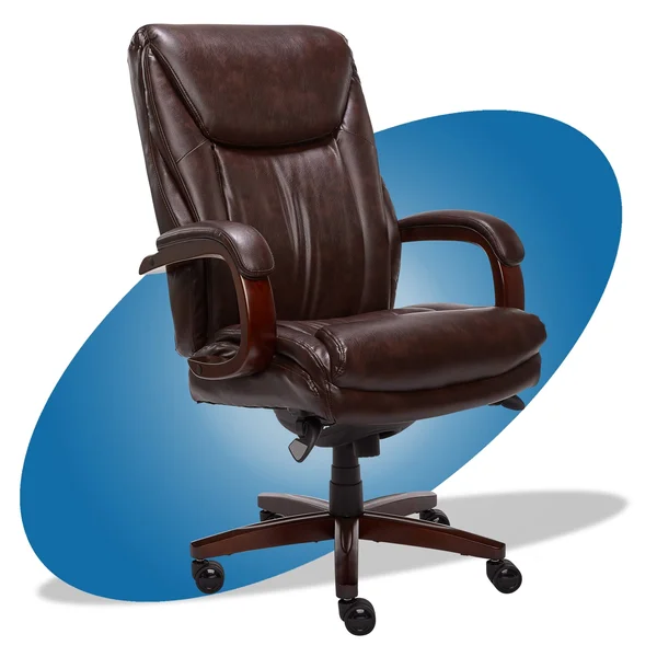 La-Z-Boy Edmonton Big and Tall Executive Office Chair - Coffee Brown