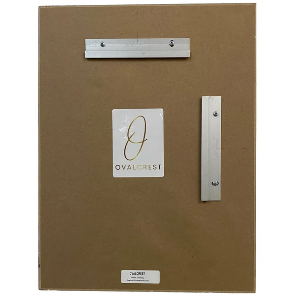 Singapore Framed Rectangle Mirror - Sliver Brown Leaf - Silver Leaf Brown - 24 5/8x22x30 5/8x22