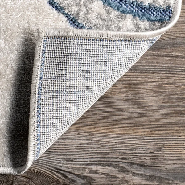nuLOOM Andi Textured Beige 5 ft. 3 in. x 7 ft. 7 in. Indoor/Outdoor Area Rug