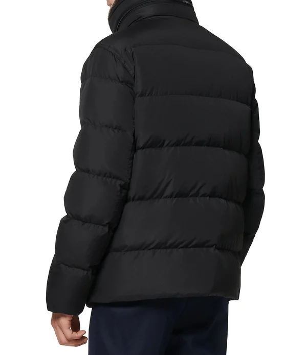 Marc New York Horizon Faux-Fur Down Hooded Jacket - S