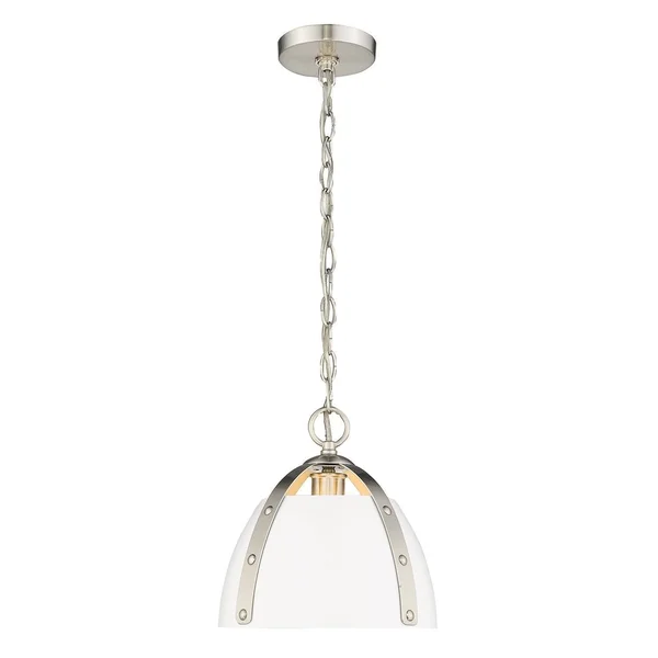 Golden Aldrich Small Pendant - Aged Brass - 6928-S AB-BLK