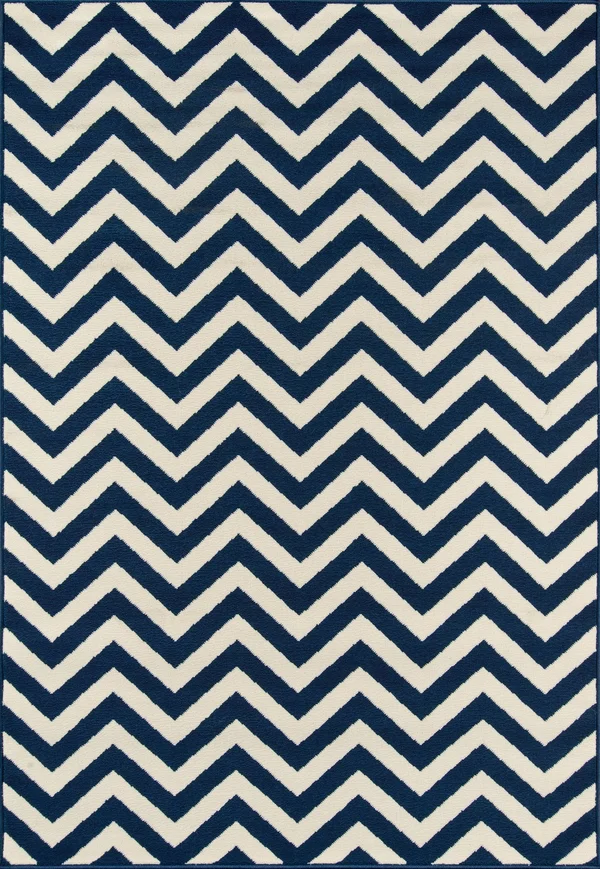 Momeni Baja Area Rug, Navy, 7&10x22 x 10&10x22