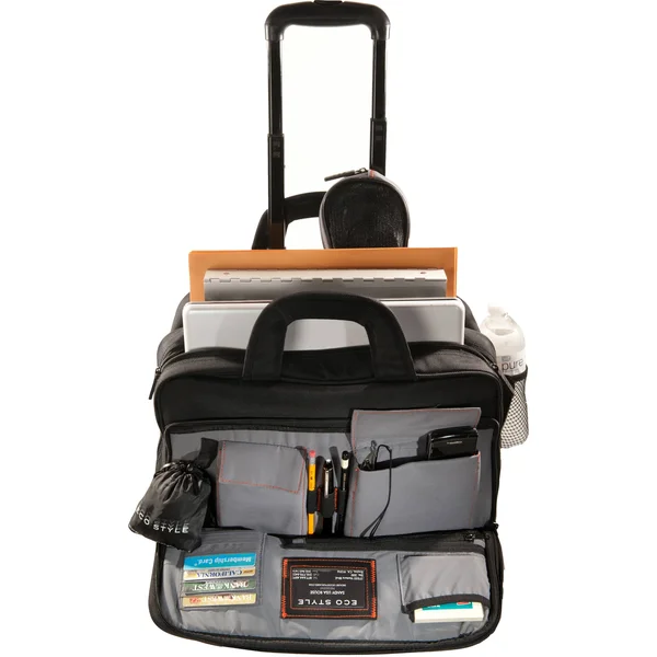 ECO STYLE Luxe Rolling case Notebook carrying case and pouch bag