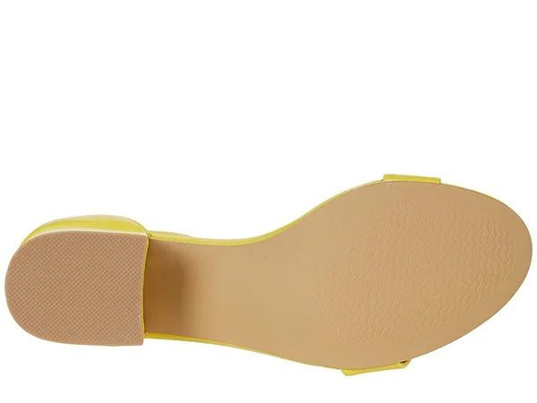 Steve Madden Irenee Sandal Women's 1-2 inch Heel Shoes Citron : 8 M