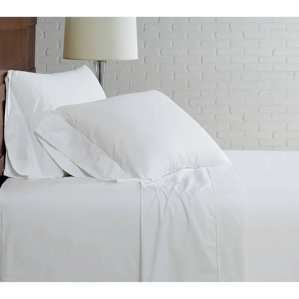 Brooklyn Loom Classic Cotton Ivory Full Sheet Set