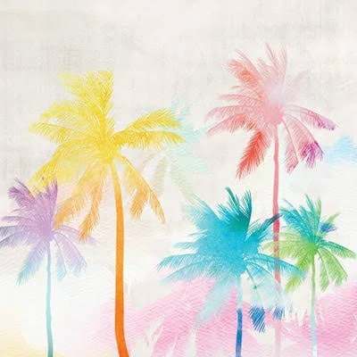 Tryptich Large Canvas Art Print - Tropix ( Floral & Botanical > Tree Art > Palm Trees art)