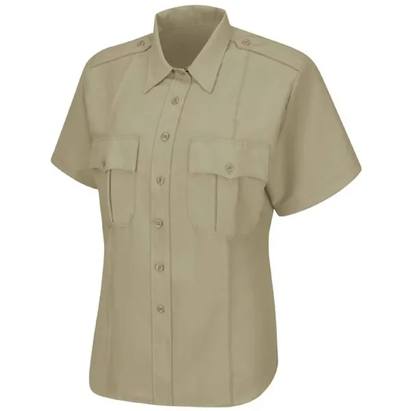 Horace Small Men's Sentry Short Sleeve Shirt with Zipper - Blue - 14.5