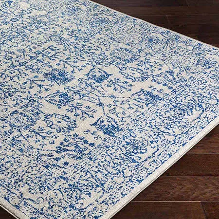 Art of Knot Westmacott 3&11 inch x 5&7 inch Rectangular Area Rug, Blue