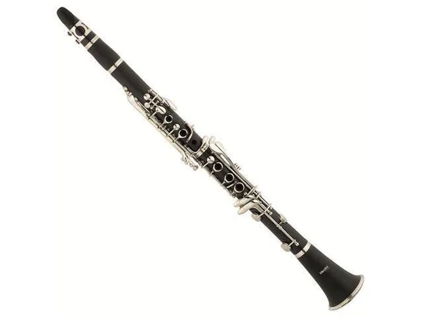 Mendini by Cecilio Black Ebonite Bb Clarinet with Stand, Tuner, 10 Reeds, Pocketbook, Mouthpiece and Case, B Flat MCT-E