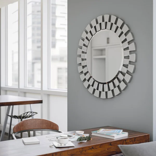 Design Craft Hera Silver Wall Mirror