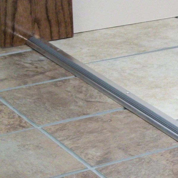 Low Mini 1-3/8 in. x 89-1/2 in. Aluminum Threshold with Vinyl Seal