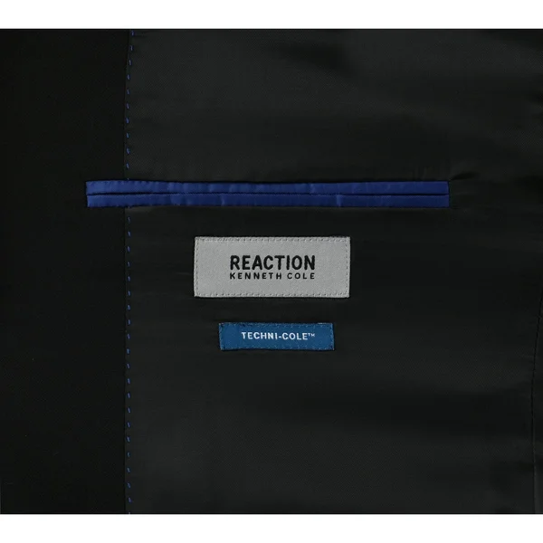 Kenneth Cole Reaction Black Suit SEPARATE Coat - 46L