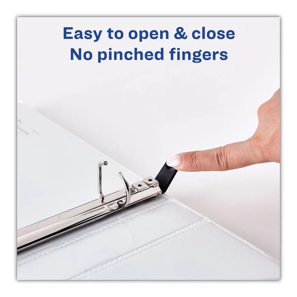 Avery Heavy-Duty Non Stick View Binder with DuraHinge and Slant Rings - 3 Rings, 4x22 Capacity, 11 x 8.5, White, 2/Pack
