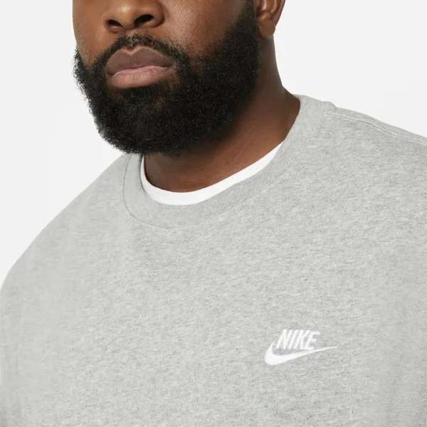 Nike Crew Neck Club Sweatshirt Grey