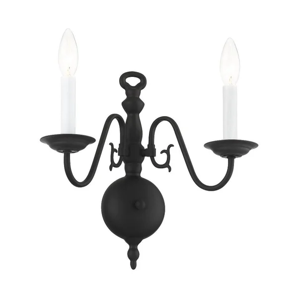 Livex Lighting 5002-07 Williamsburgh - 2 Light Wall Sconce Bronze