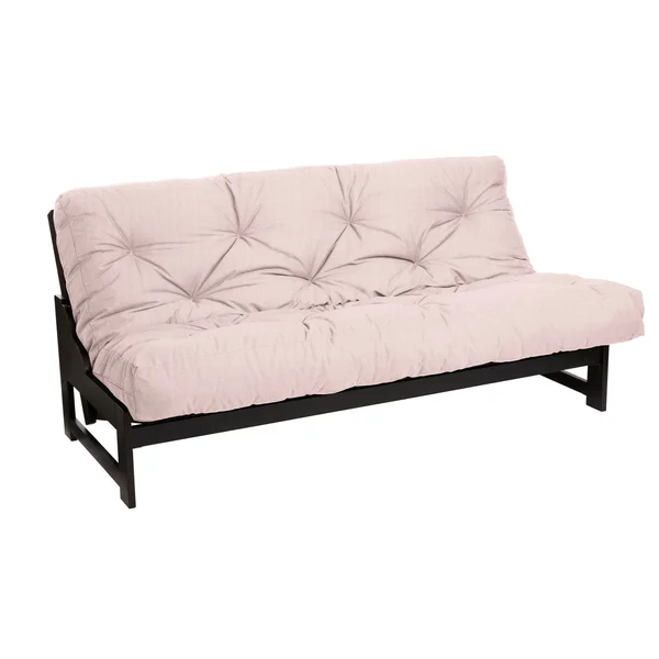 Porch & den Orenco Faux Suede Gel Pocket Coil Full-Size 10-Inch Futon Mattress - Brown