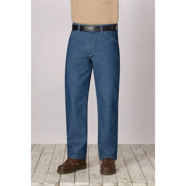 Bulwark PEJ4 Classic Fit Excel FR Pre-Washed Denim Jean - Men's, Size: Large, Blue