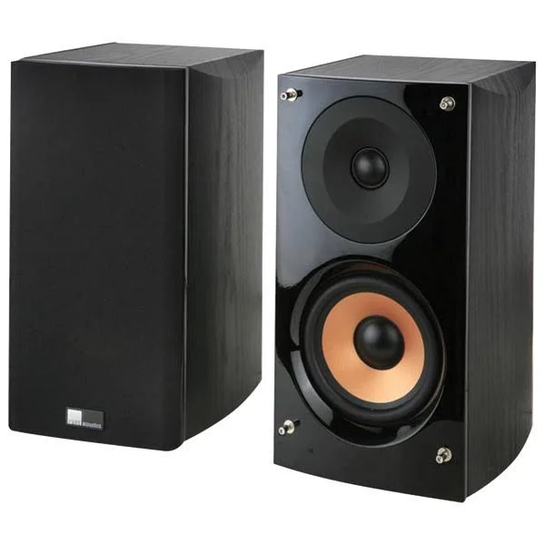 Pure Acoustics Supernova 2-Way Speaker - 140 W Rms, Gloss Black, Size: 10.5x17.6x15.2