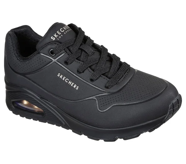 Skechers Women's Uno Stand on Air Sneaker Black 9
