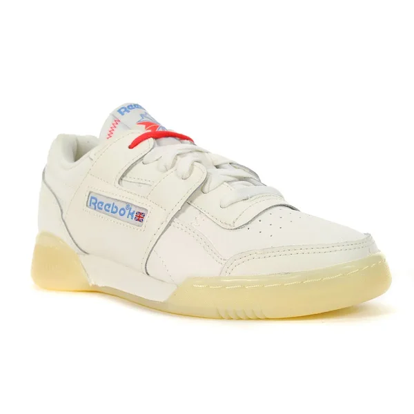 Reebok Wmns Workout Lo Plus &It&s a Man&s World& Womens Sneakers - Size 9.0
