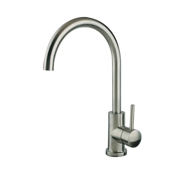 Cahaba CASC0090 23 inch 16 Gauge Stainless Steel Handmade Single Bowl Bar Sink with Gooseneck Kitchen Faucet