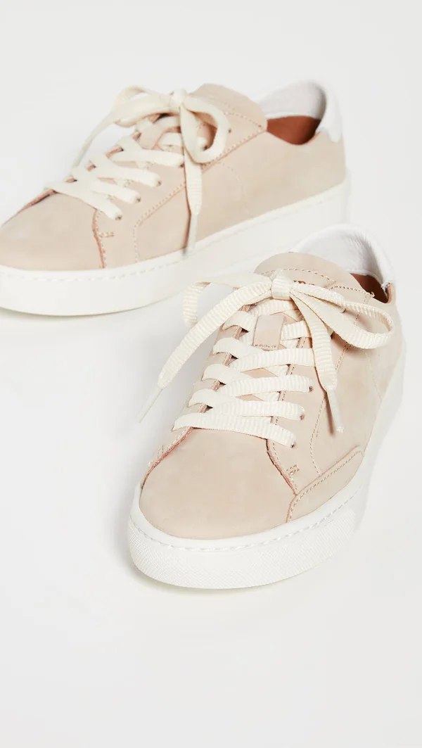 Soludos Ibiza Leather Sneaker - Bisque - 10