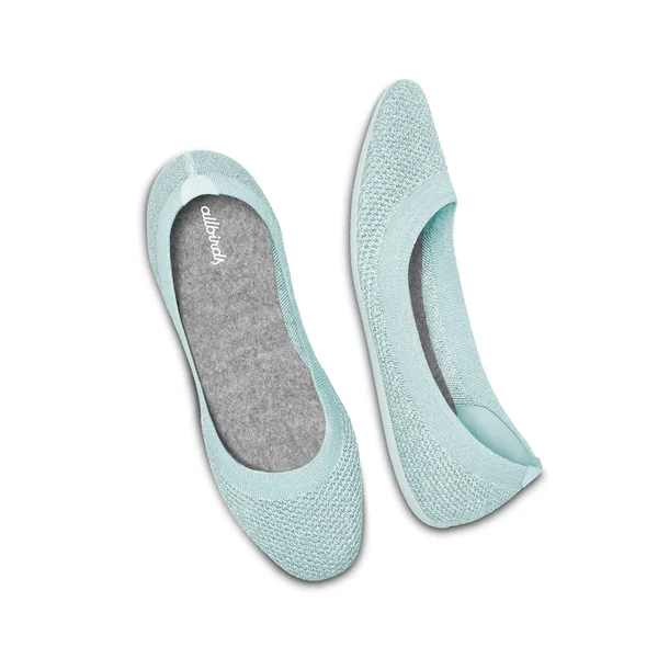 Allbirds Women's Tree Flats, Frost, Size 8.5