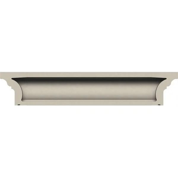 Ekena Millwork CRH05X98ST 98x22 Bottom Width x 102 3/8x22 Top Width x 5x22H x 1 7/8x22P Stratford Crosshead