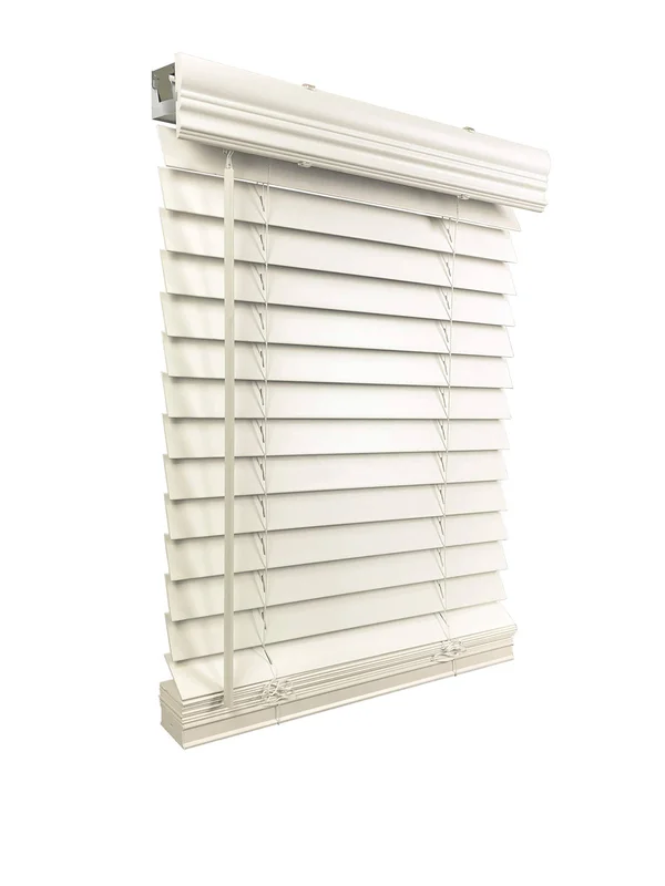 US Window and Floor 2x22 Faux Wood 31.5x22 W x 64x22 H - Inside Mount Cordless Blinds