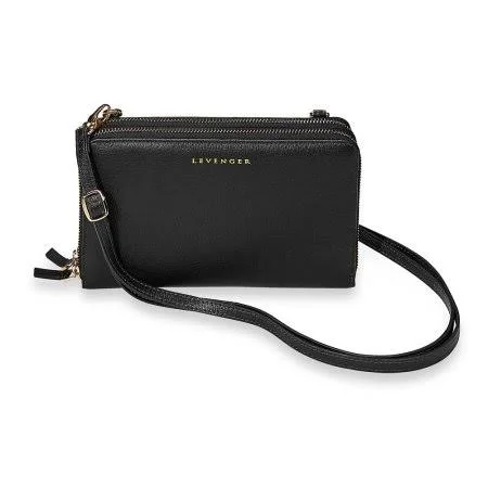 Levenger Carrie Convertible Clutch - Black - Women's