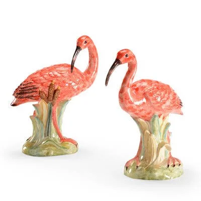 2 Piece Ibis Figurine Set Chelsea House