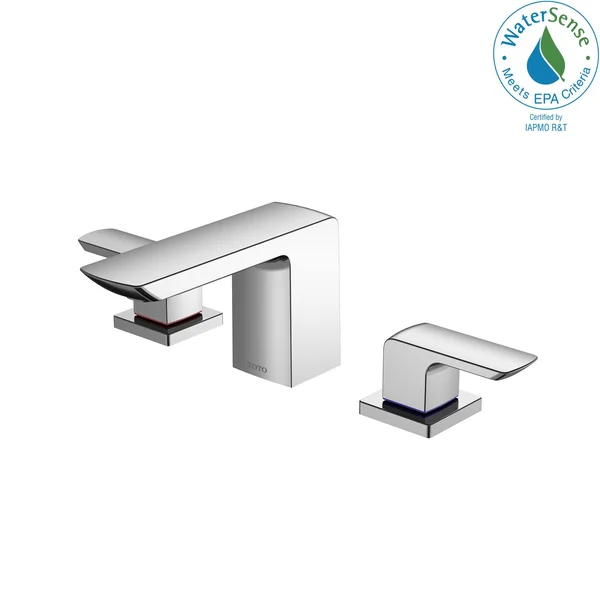 Toto TLG02201U#CP Gr 1.2 GPM Two Handle Widespread Bathroom Sink Faucet, Polished Chrome
