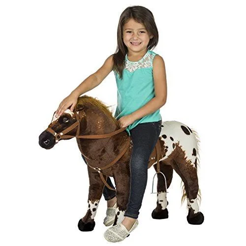 Rockin& Rider Domino Stable Horse - Brown