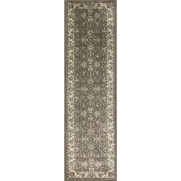Admire Home Living Plaza Area Rug - 2&2 inch x 7&7 inch - Gray