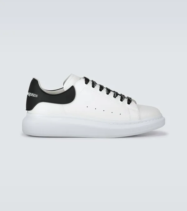 Alexander McQueen Women's Leather Sneakers - White - 5 US