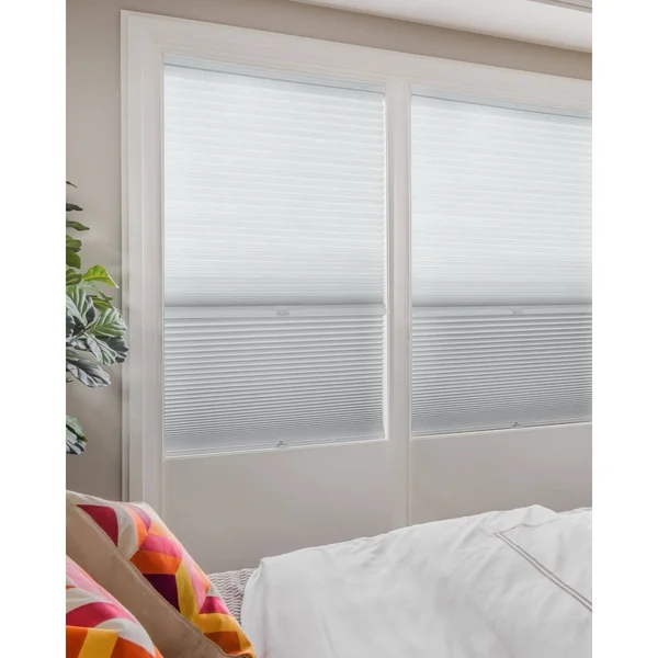 Chicology Day N& Night Cordless Cellular Shades, Grey Sheen - Gray Sheen - 51x22 x 72x22