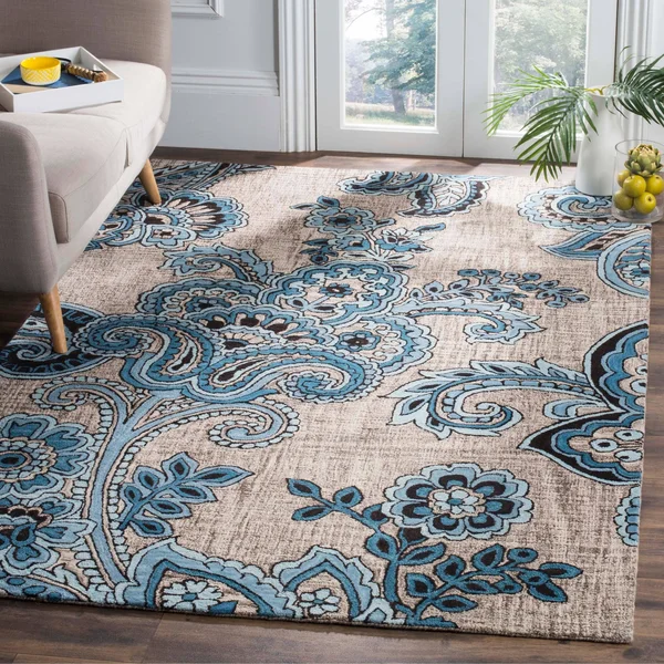 Safavieh Allure ALR310A 5&0x22 x 8&0x22 Grey, Gold Area Rug