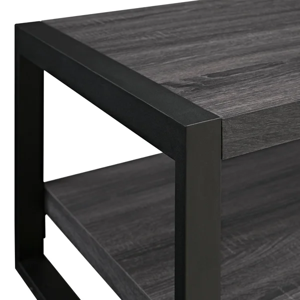 Walker Edison 48x22 Coffee Table - Charcoal