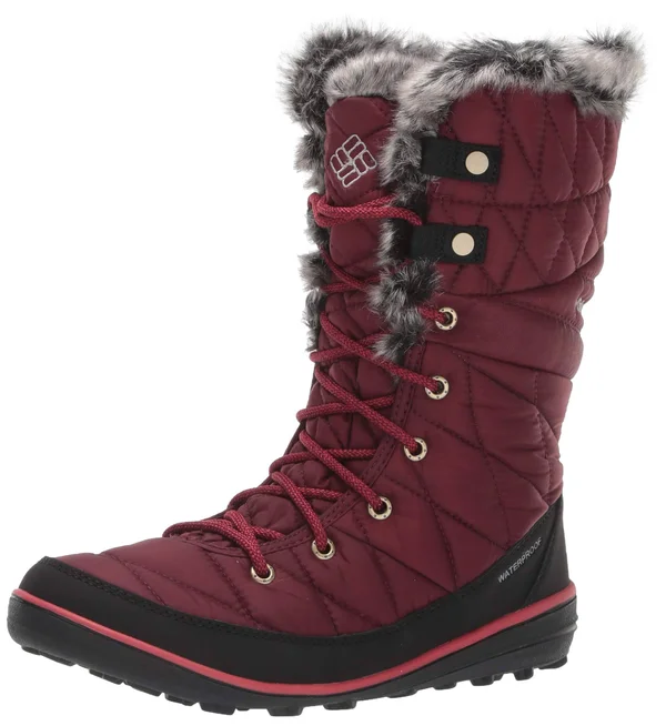 Columbia Heavenly Omni-Heat Boot - Women's Rich Wine/Daredevil, 6.5