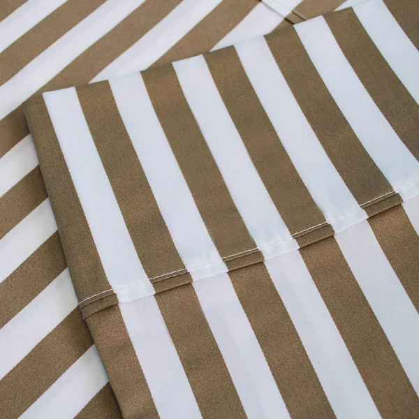 Superior Cotton Rich 600 Thread Count Cabana Sheet Set Full-Taupe